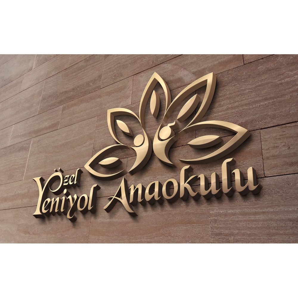 yeniyol anaokulumuza dikkat çekici logo